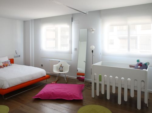 store enrouleur chainette tamisant blanc