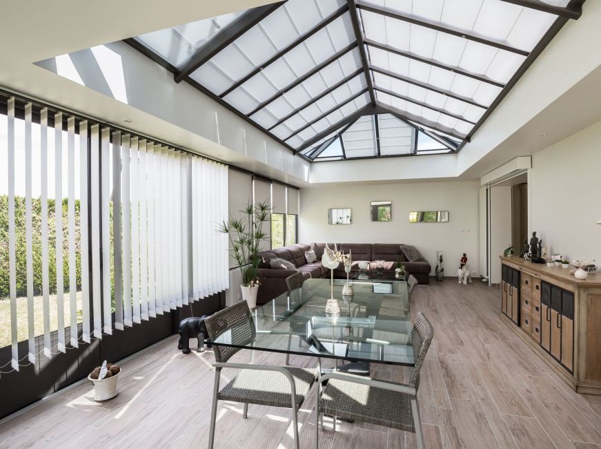 store californien anti chaleur dans véranda