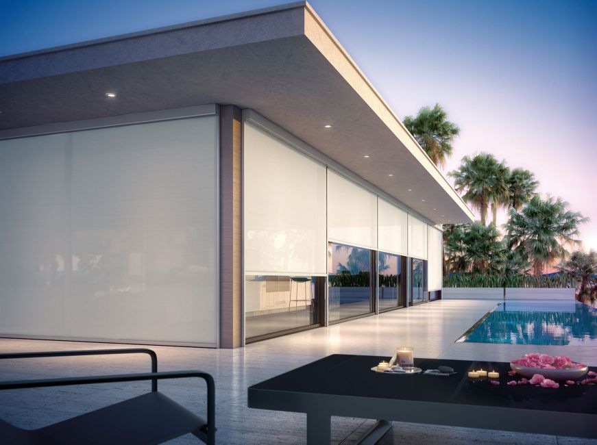 Store coffre vertical