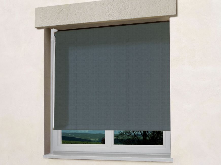 store toile vertical extérieur anti chaleur