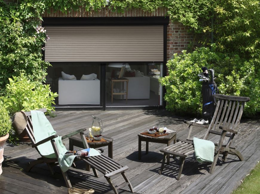 volet roulant rénovation avec coffre extérieur grande largeur