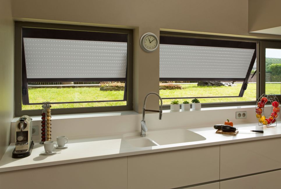 volet roulant aluminium à projection électrique